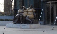 I saw these chubby ladies when I was In Harlem this week.