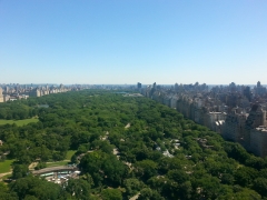 The view from Leona Helmsley's suite on Central Park South