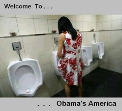 bathroom obama's Usa