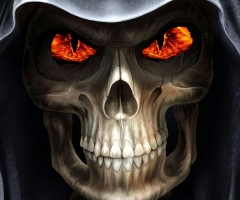 Flames Skull 93