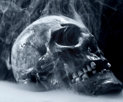 Smoking Skull 74