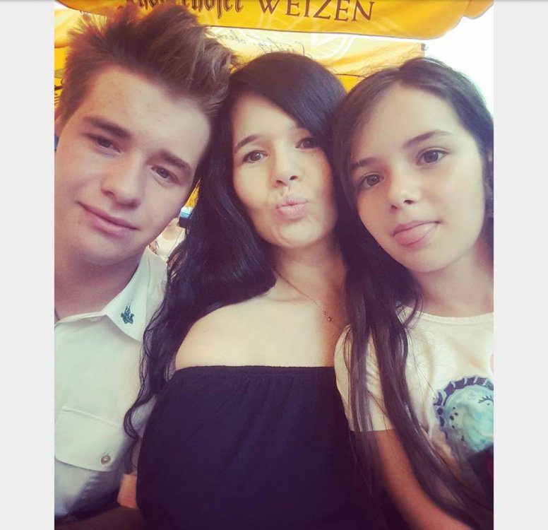 Me and my Babies <3 My Boy is almost 20 and my Girl 10