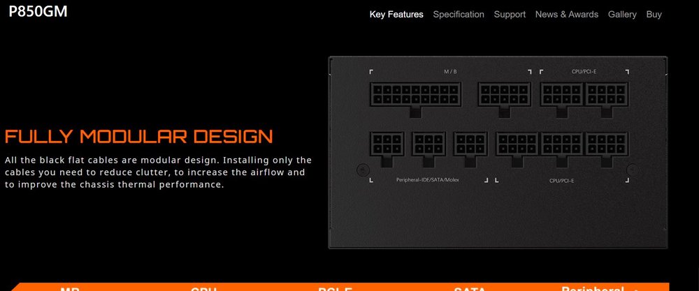 gigabye power supply 850.JPG